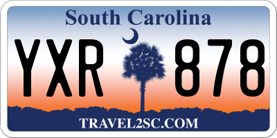 SC license plate YXR878