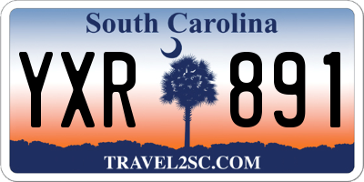 SC license plate YXR891
