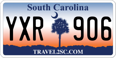SC license plate YXR906