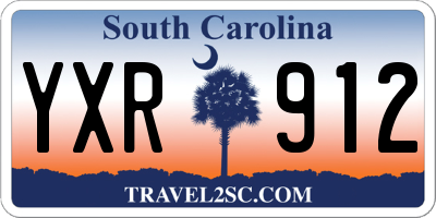 SC license plate YXR912