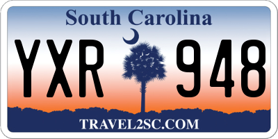 SC license plate YXR948