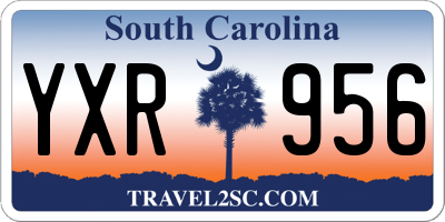 SC license plate YXR956