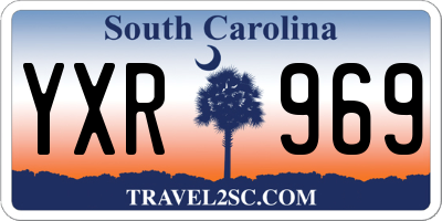 SC license plate YXR969