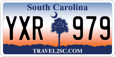 SC license plate YXR979