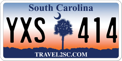SC license plate YXS414