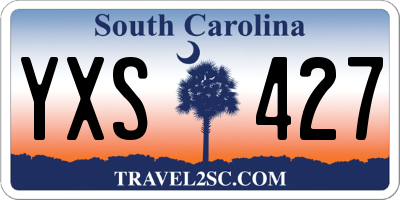 SC license plate YXS427