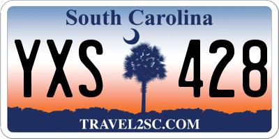 SC license plate YXS428