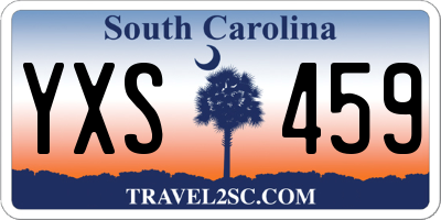 SC license plate YXS459