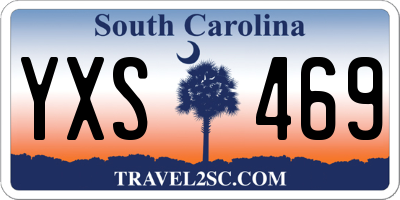 SC license plate YXS469