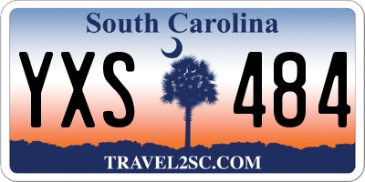 SC license plate YXS484