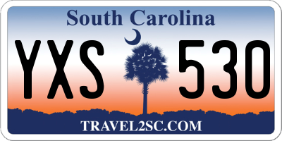 SC license plate YXS530