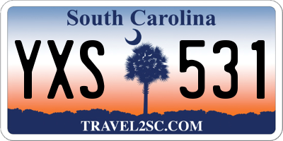 SC license plate YXS531