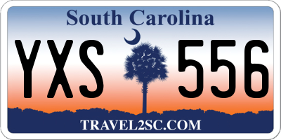 SC license plate YXS556