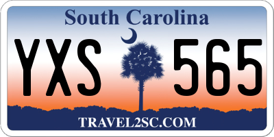 SC license plate YXS565