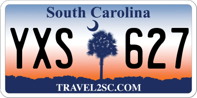 SC license plate YXS627