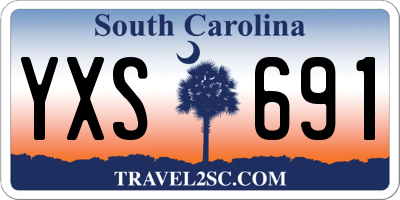 SC license plate YXS691