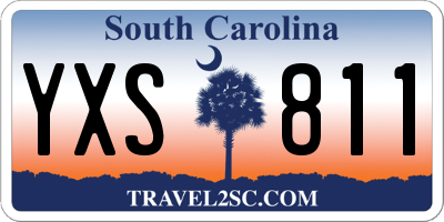 SC license plate YXS811