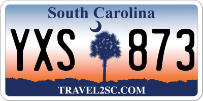 SC license plate YXS873