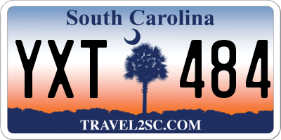 SC license plate YXT484