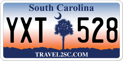 SC license plate YXT528