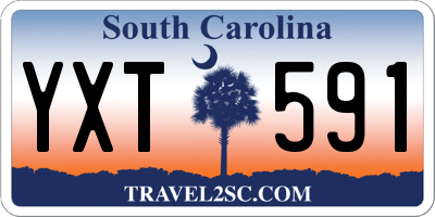 SC license plate YXT591