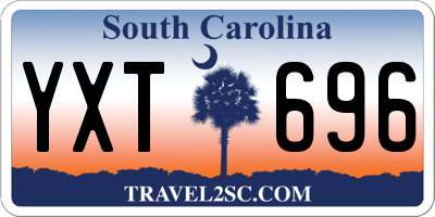 SC license plate YXT696