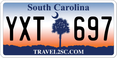 SC license plate YXT697