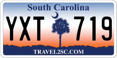 SC license plate YXT719