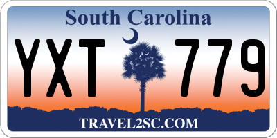 SC license plate YXT779