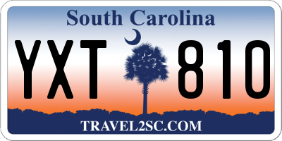 SC license plate YXT810