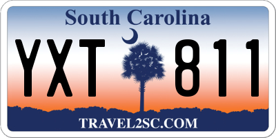 SC license plate YXT811