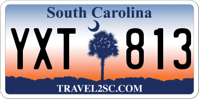 SC license plate YXT813