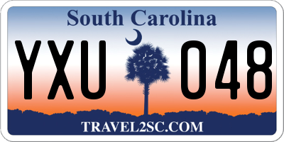 SC license plate YXU048