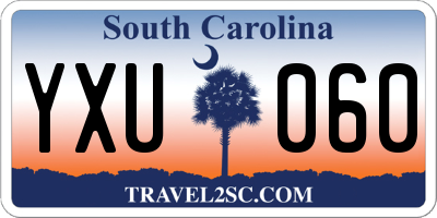 SC license plate YXU060