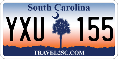 SC license plate YXU155