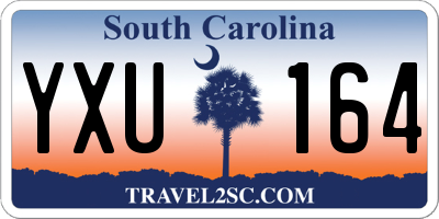 SC license plate YXU164