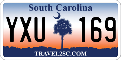 SC license plate YXU169