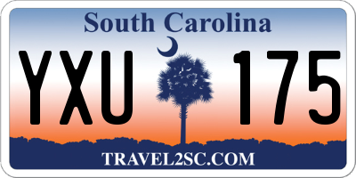 SC license plate YXU175