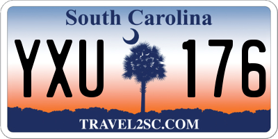SC license plate YXU176