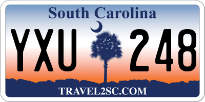 SC license plate YXU248