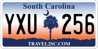 SC license plate YXU256