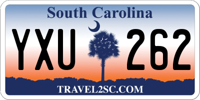 SC license plate YXU262