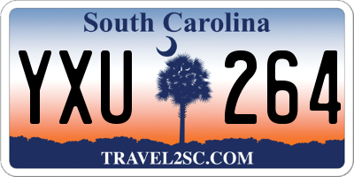 SC license plate YXU264