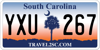 SC license plate YXU267
