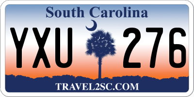 SC license plate YXU276