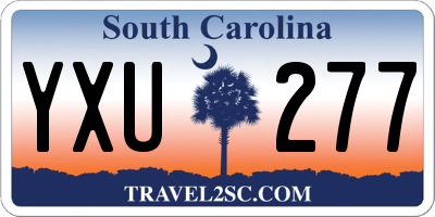 SC license plate YXU277
