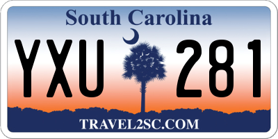 SC license plate YXU281