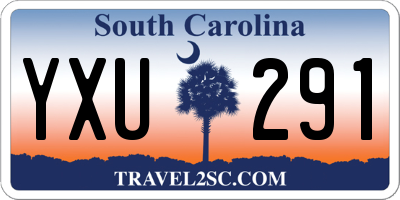 SC license plate YXU291