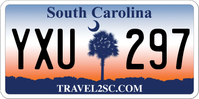 SC license plate YXU297