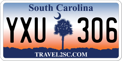 SC license plate YXU306